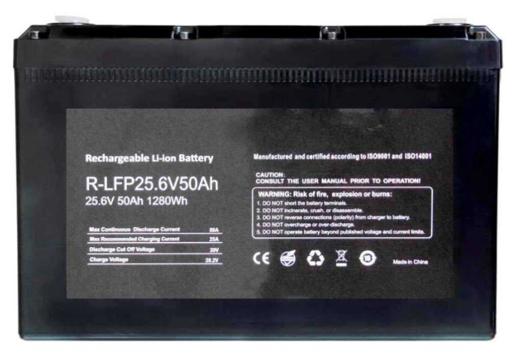 МЕТЛАНА Ritar R-LFP25.6V50Ah Тестеры аккумуляторов (Нагрузочные вилки)